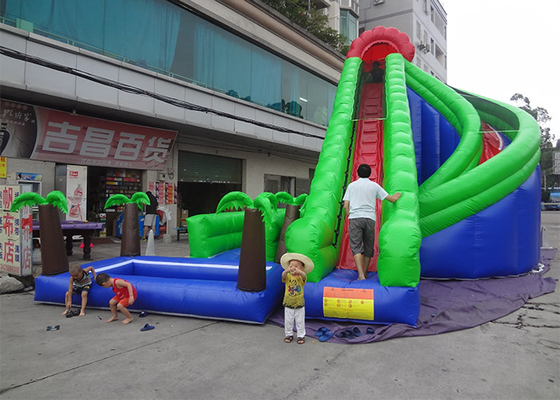 China Waterproof  PVC Huge Commercial Inflatable Slide With Forest Theme Park supplier